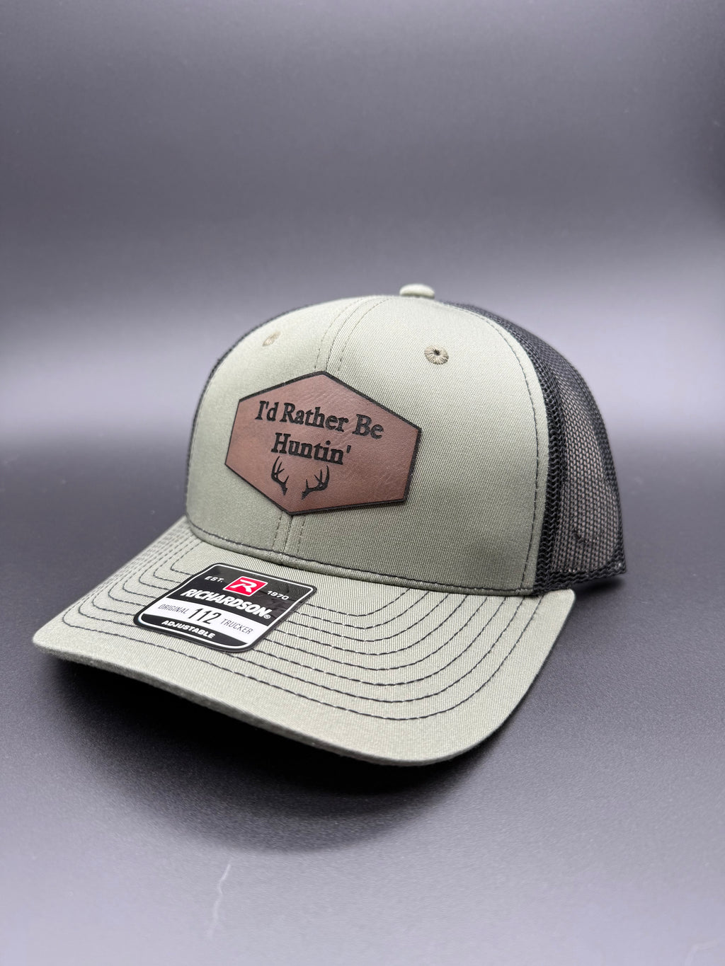 Custom 112 Leather Patch Hat