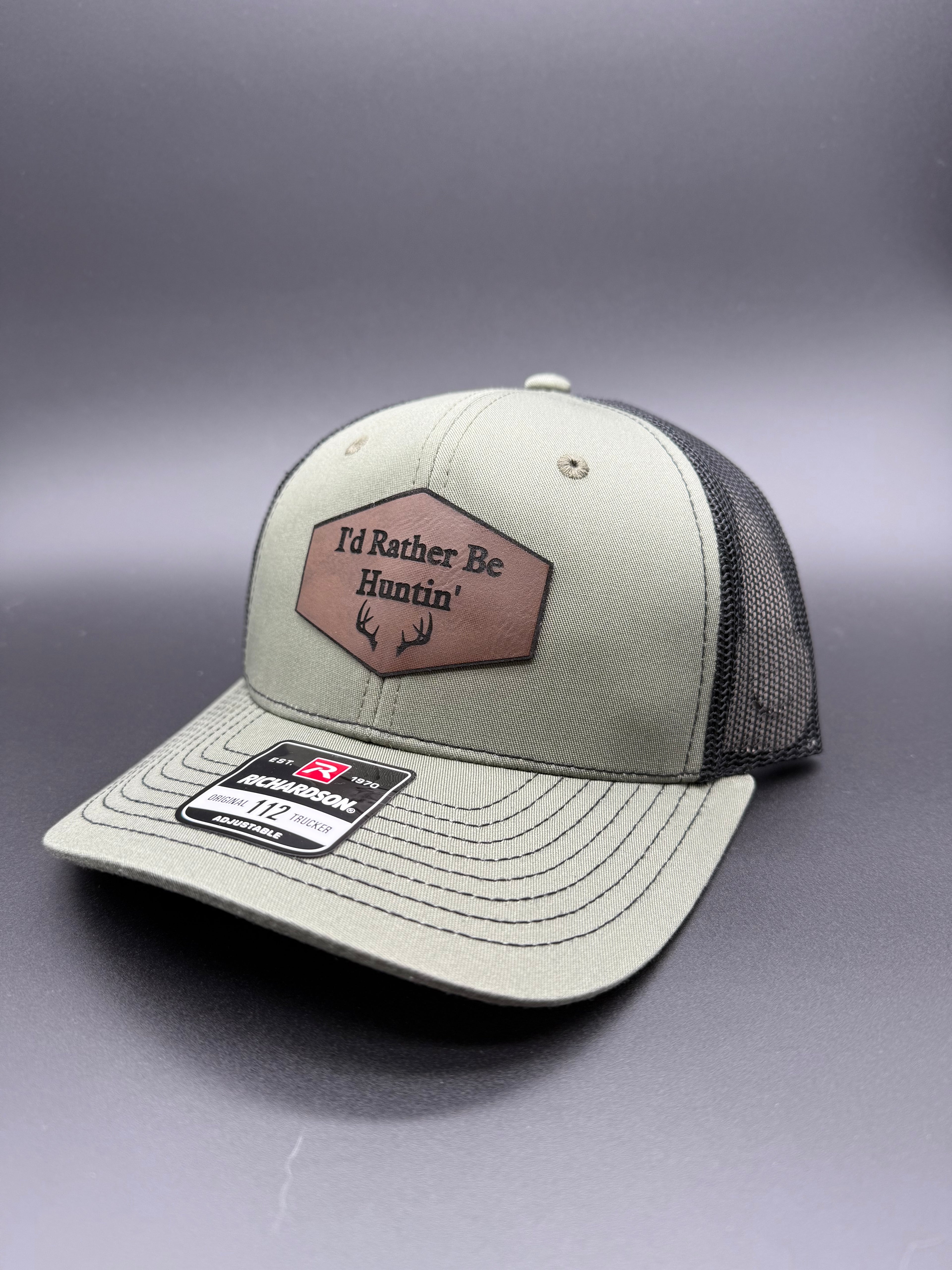 Custom 112 Leather Patch Hat