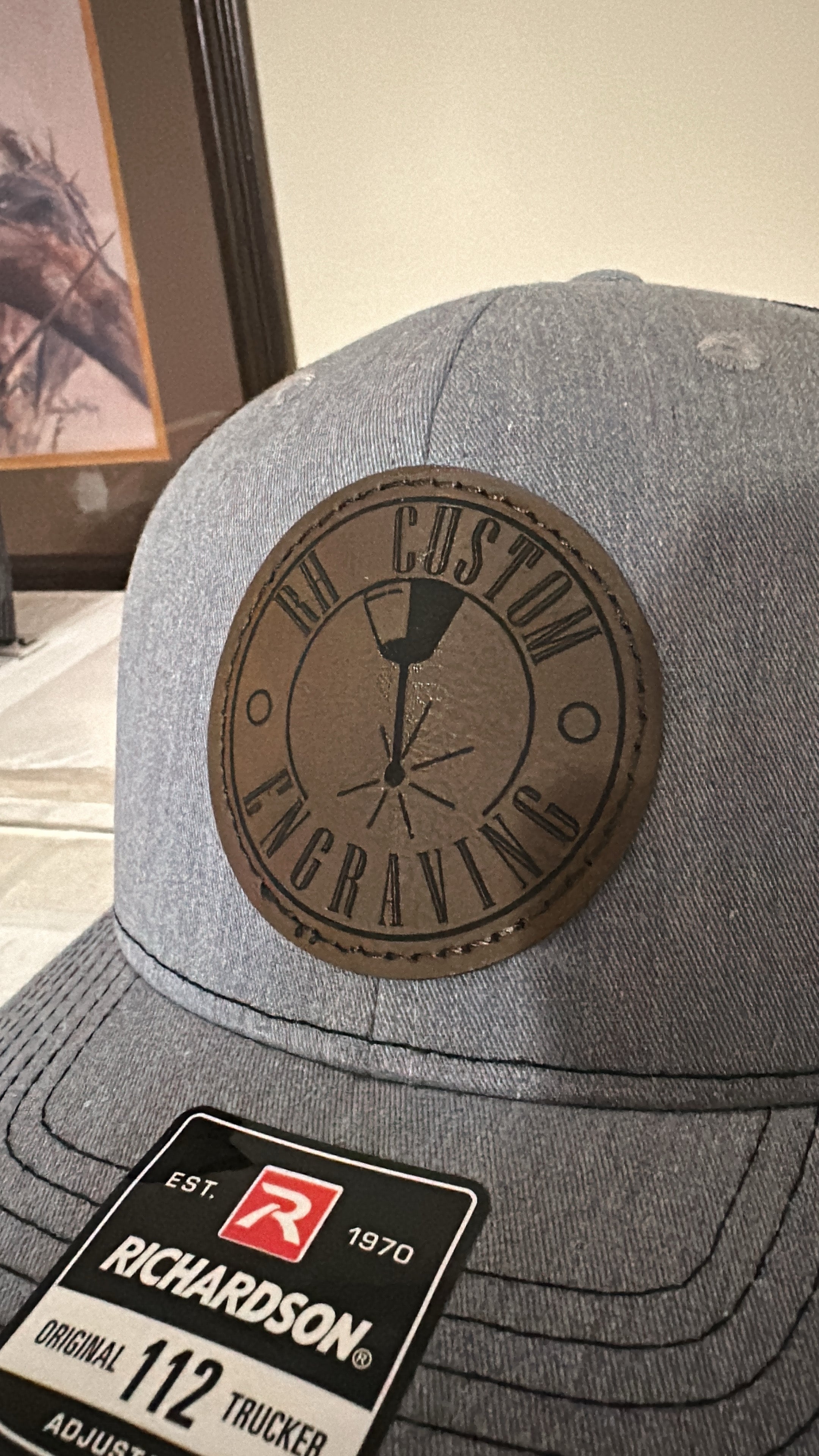 Custom 112 Leather Patch Hat