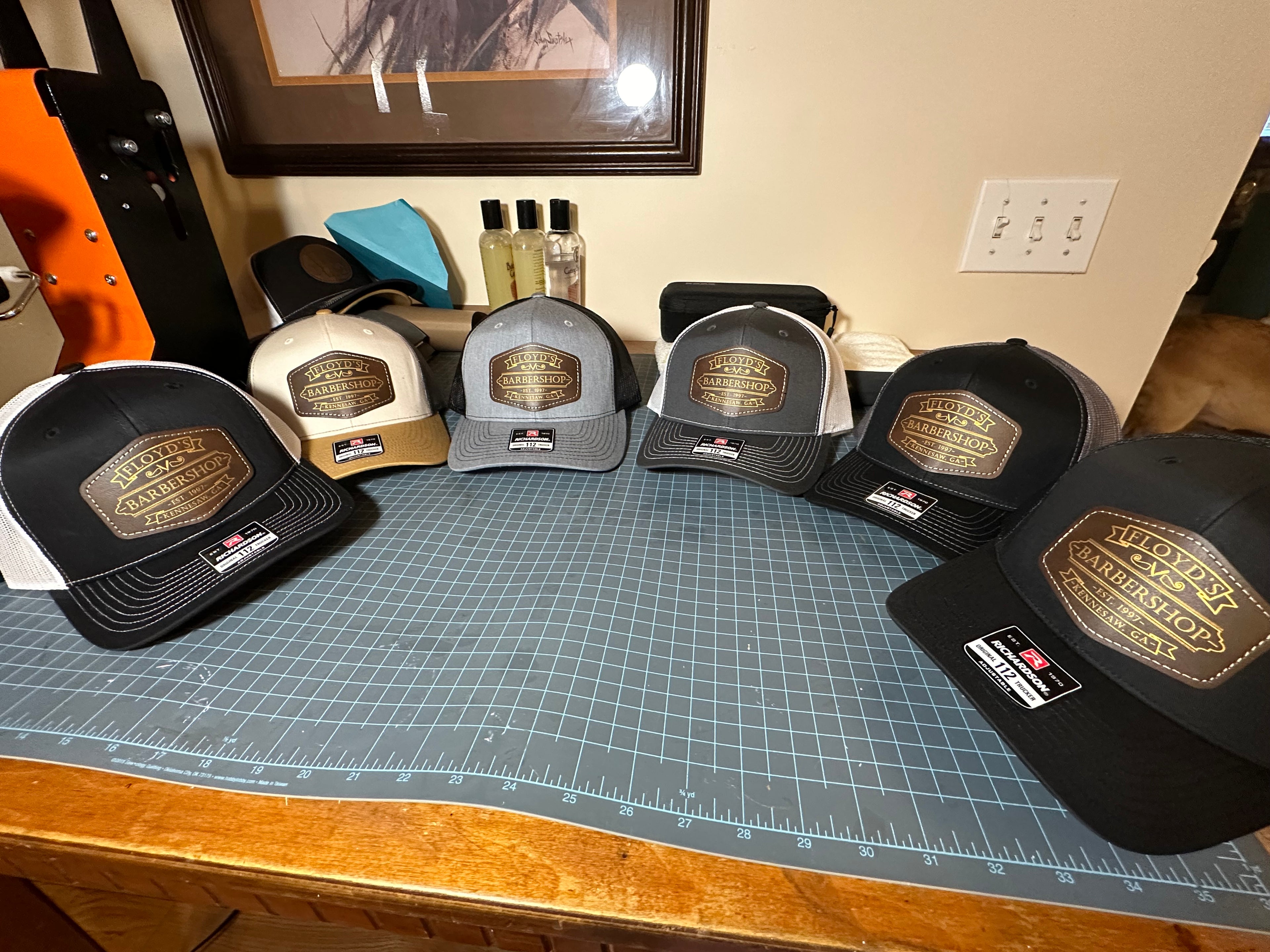 Custom 112 Leather Patch Hat