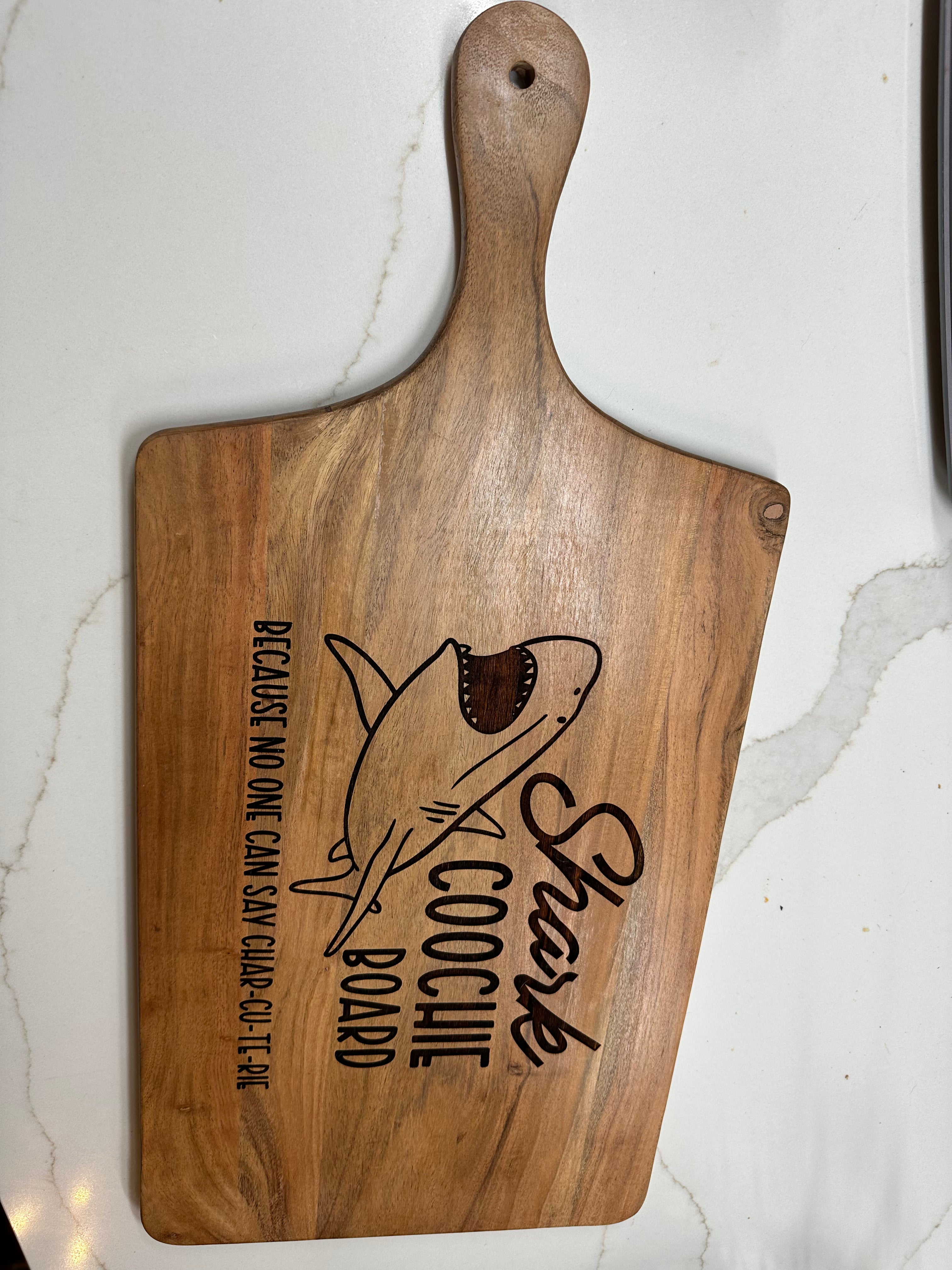 Shark Coochie Charcuterie Board