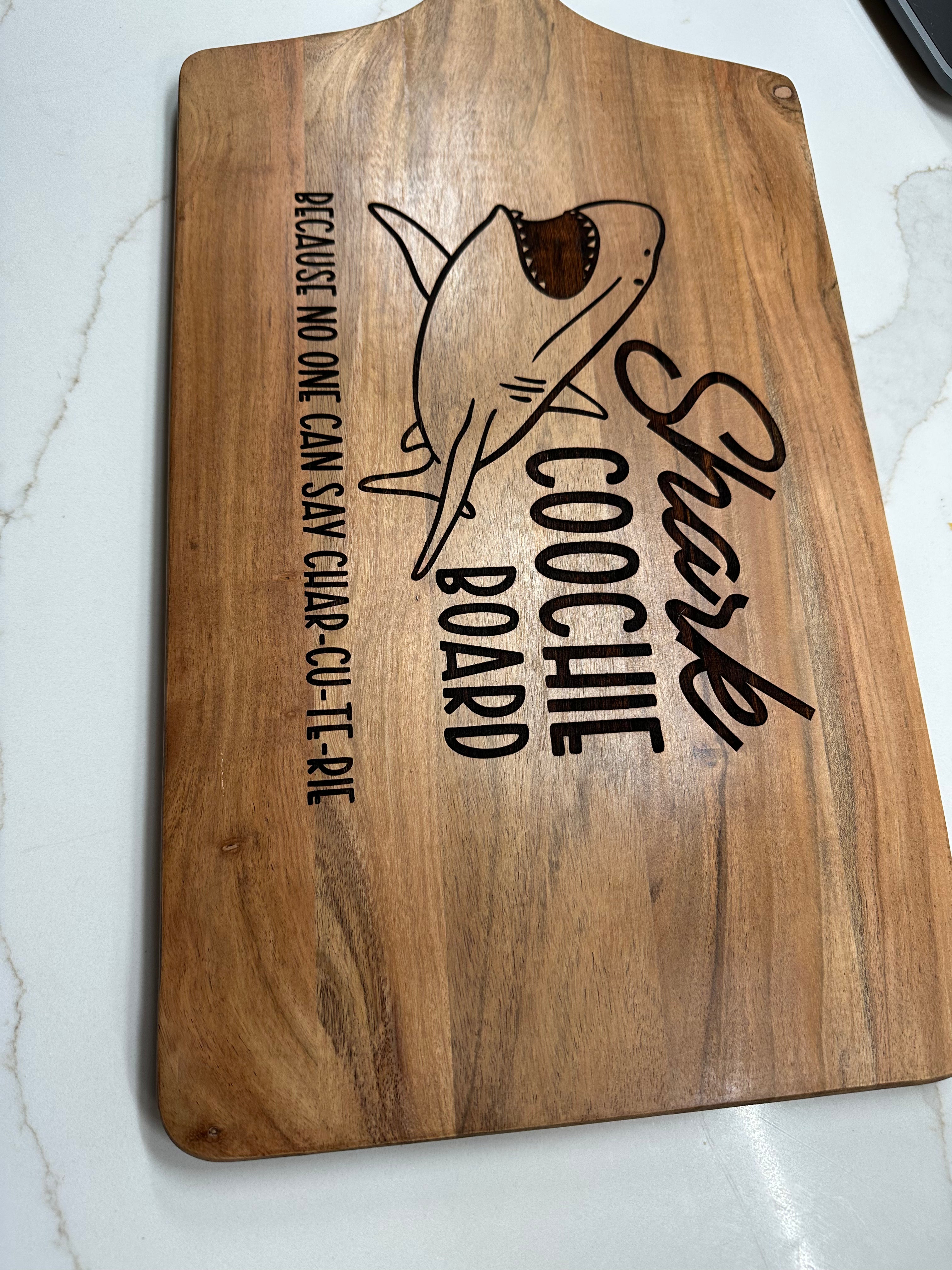 Shark Coochie Charcuterie Board