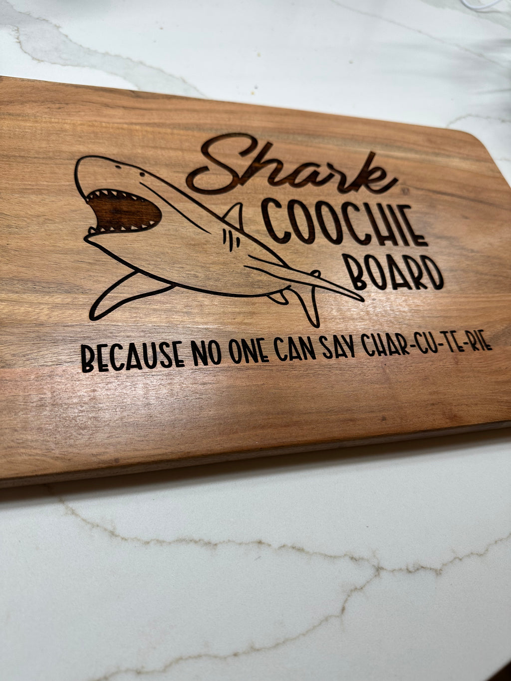 Shark Coochie Charcuterie Board