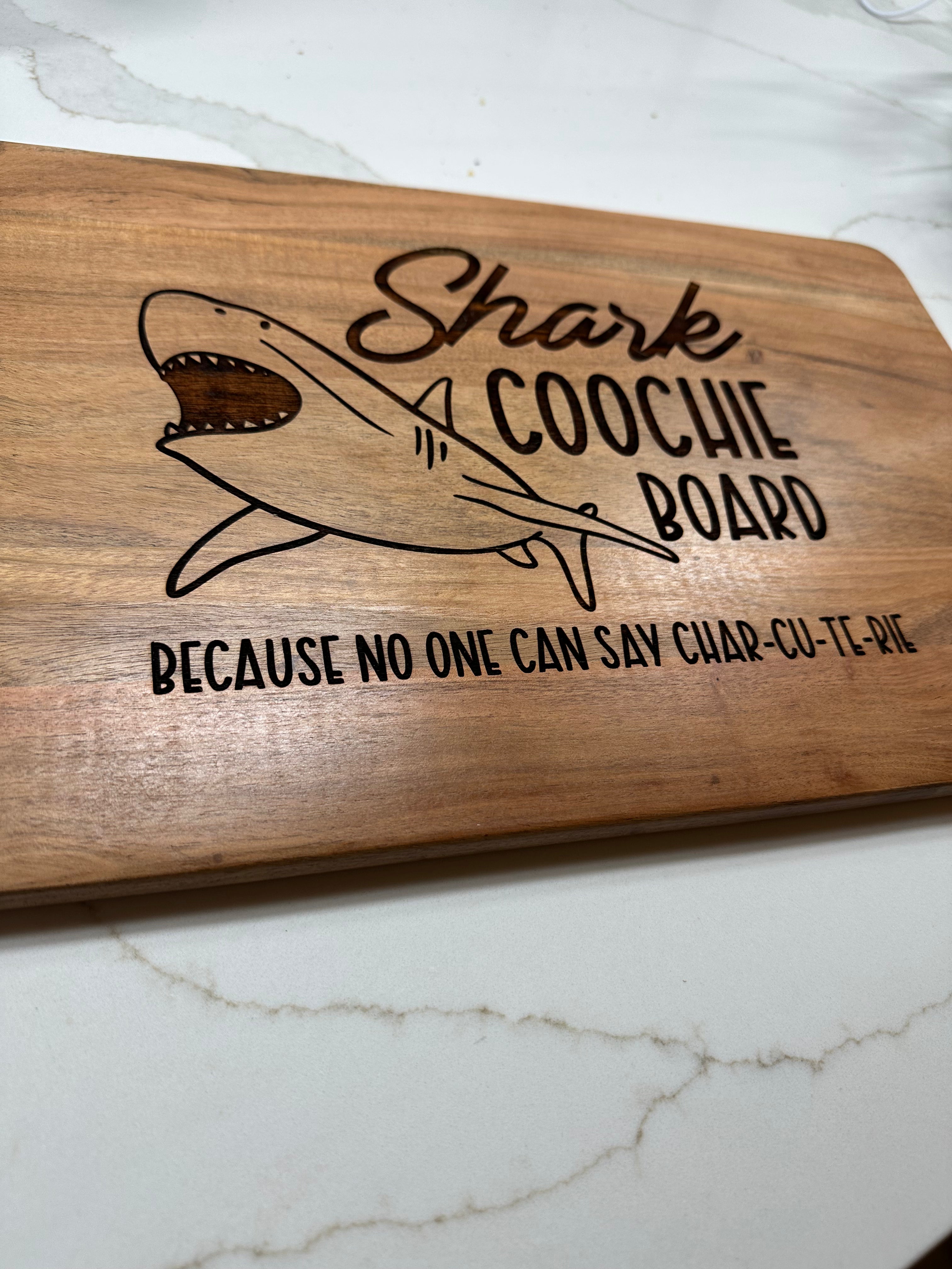 Shark Coochie Charcuterie Board