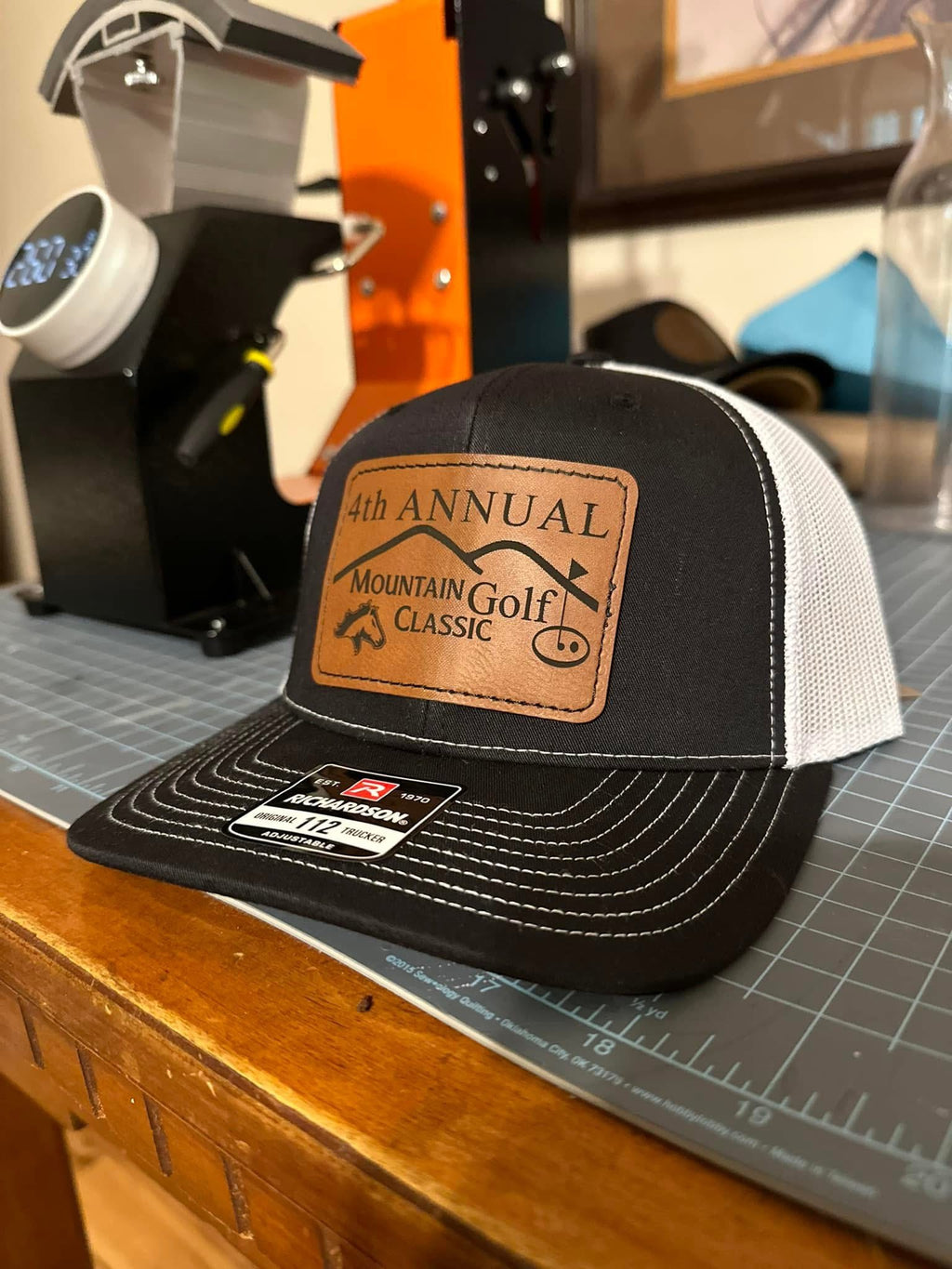 Custom 112 Leather Patch Hat